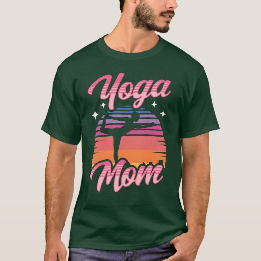 T-shirt Yoga Maman Mère Hobby Maman (Devant)