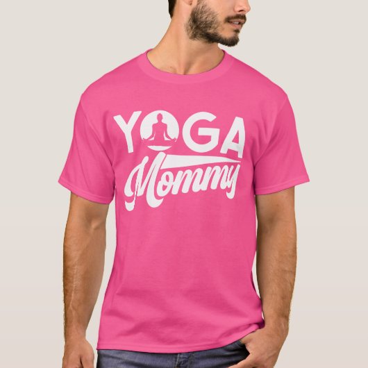 T-shirt Yoga Maman Mère Hobby Maman garçon (Devant)