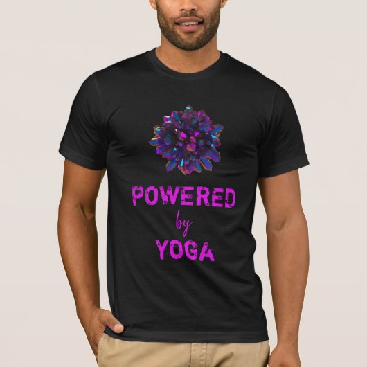 T-shirt *~* Yoga Master Purple Sphere Noir (Devant)