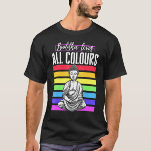 T-shirt Yoga Méditation Bouddha Siddhartha Pleine Conscien