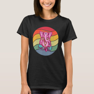 T-shirt Yoga Mental Strenght Mandala Elephant Meditant