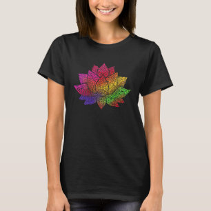 T-shirt Yoga Namaste Mediation Lotus Fleur Yoga