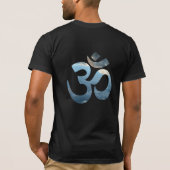 T-shirt Yoga Om Mantra Mens Bella Canvas Back Imprimer (Dos)