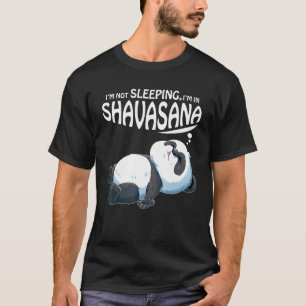 T-shirt Yoga Panda Bear en Shavasana