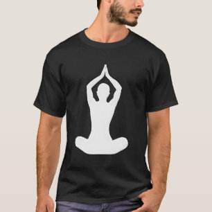 T-shirt Yoga Pose Lotus Namaste Padmasana Pose Relaxation