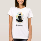 T-shirt Yoga pose tourbillons nom (Devant)