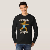 T-shirt Yoga poses Capybara Gymnastic leotard Sport Workou (Devant entier)