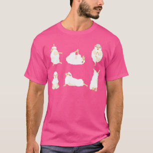 T-shirt Yoga Poster Corps Posture Relaxation Méditation Sh