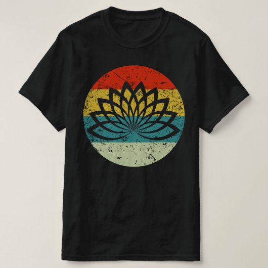 T-shirt YOGA rétro vintage (Design devant)