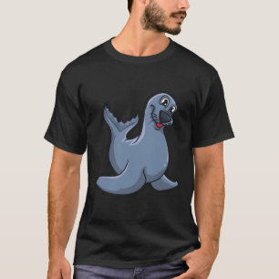 T-shirt Yoga Sceau Yoga Poses Méditation Sceau Animaux Fai