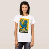 T-shirt Yoga Sphinx - Art Pop Classique (Devant entier)