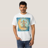 T-shirt Yoga Squelette (Devant entier)