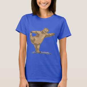 T-shirt Yoga Yoga de l'ours
