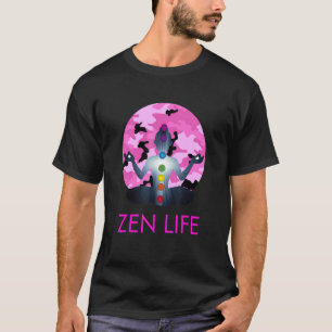 T-shirt Yoga Zen Zen Yoga Style Zone Yoga Idées Camo