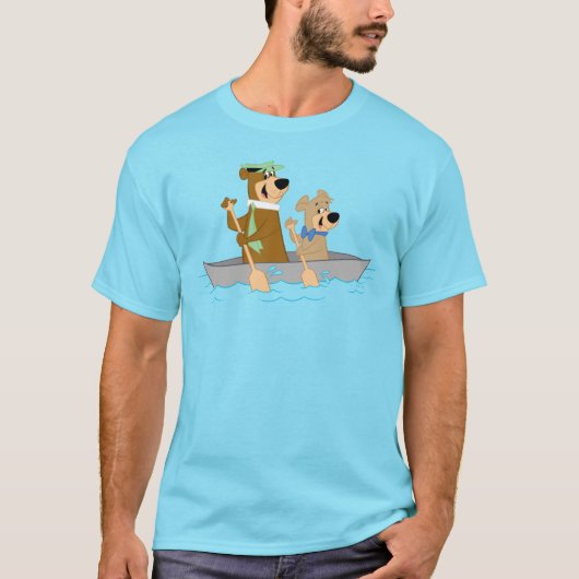 T-shirt Yogi Bear et Boo Boo Fun Canoe Adventure (Devant)