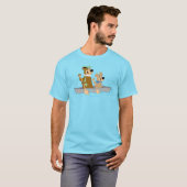 T-shirt Yogi Bear et Boo Boo Fun Canoe Adventure (Devant entier)