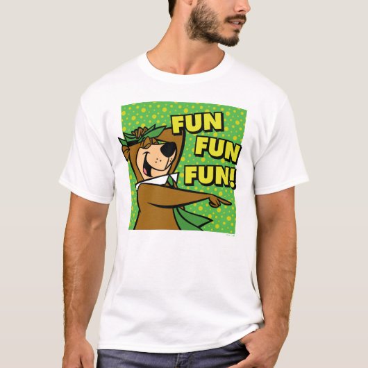 T-shirt Yogi Bear Fun Amusant (Devant)