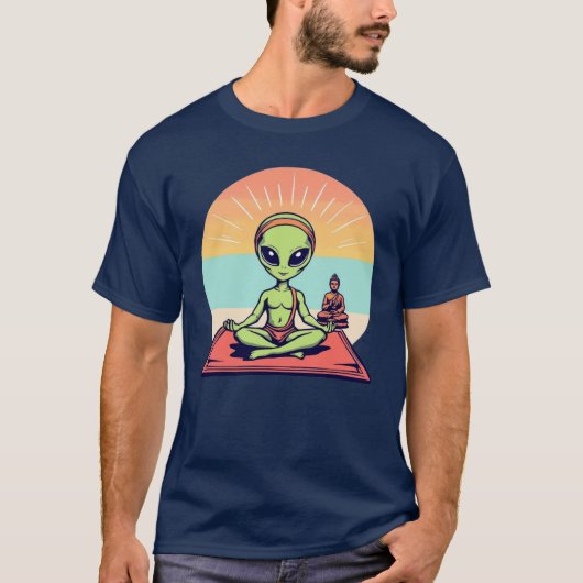 T-shirt Yogi cosmique (Devant)