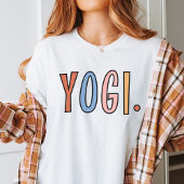 T-shirt Yogi | Drôle Amateur de Yoga | Enseignant de cours