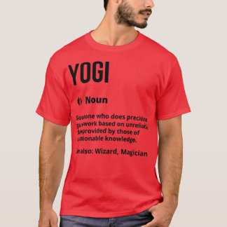 T-shirt Yogi Funny Définition Namaste Dit Drôle
