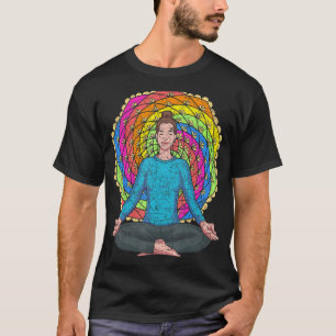 T-shirt Yogi Méditation Spirituelle Namaste Mandala Coloré