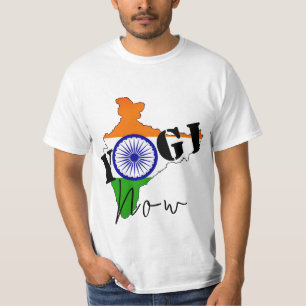 T-shirt Yogi Now - UP Inde Premier Ministre Yogi