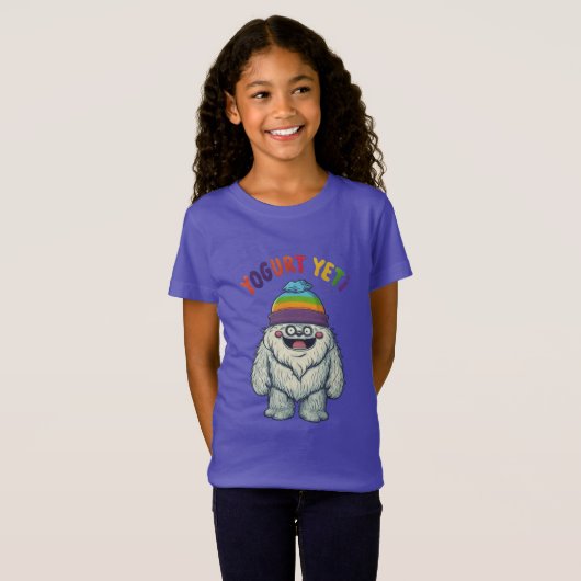 T-shirt Yogurt Yeti Adventure (Devant entier)