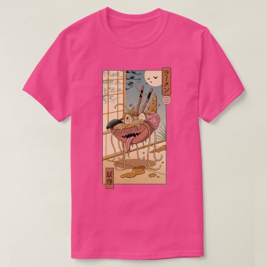 T-shirt Yokai Ramen à Edo (Design devant)