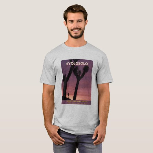 T-shirt #YOLOSOLO Joshua Tree (Devant entier)