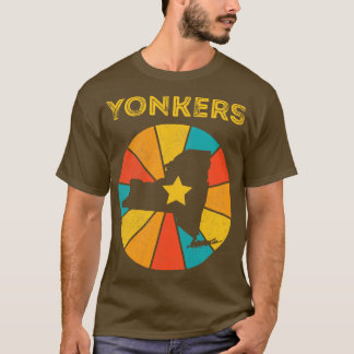 T-shirt Yonkers New York Vintage Souvenir déshabillé 1