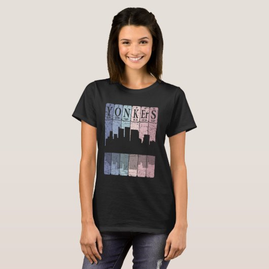 T-shirt Yonkers Periodic Table Elements Yonkers New York R (Devant entier)