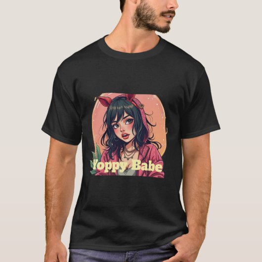 T-shirt Yoppy Babe Design (Devant)