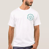 T-shirt York County Heritage Trail (cyclisme) (Devant)