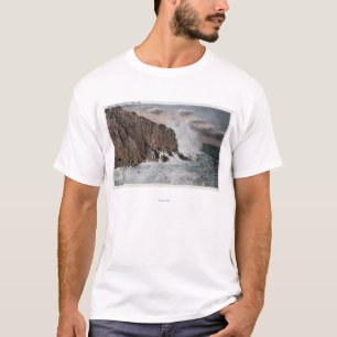 T-shirt York, MaineView de tête chauve CliffYork, JE