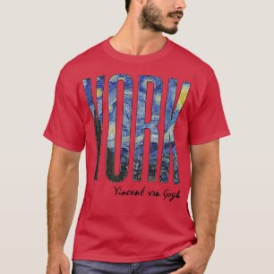 T-shirt York Van Gogh Starry Nuit Art Vincent Van Gogh Pa