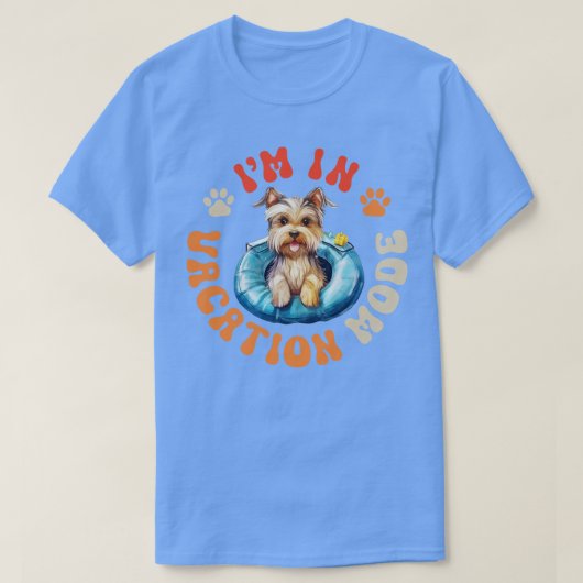 T-shirt Yorkie Chien 2 (Design devant)