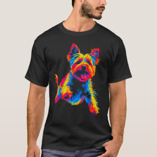 T-shirt Yorkie Chien Vintage Yorkshire Terrier