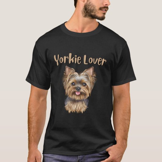 T-shirt Yorkie Lover (Devant)