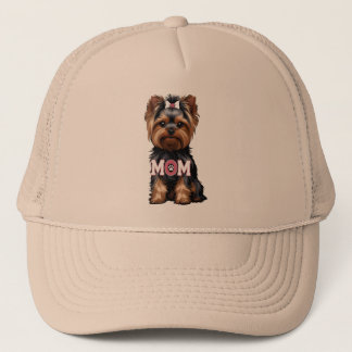 T-Shirt Yorkie Moeder Trucker Pet