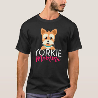 T-shirt Yorkie Momma gift mothers day dog love women