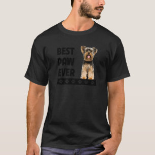 T-shirt Yorkie Papa Fête des pères Yorkshire Terrier Best 