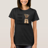 T-shirt Yorkie Papa Fête des pères Yorkshire Terrier Best (Devant)