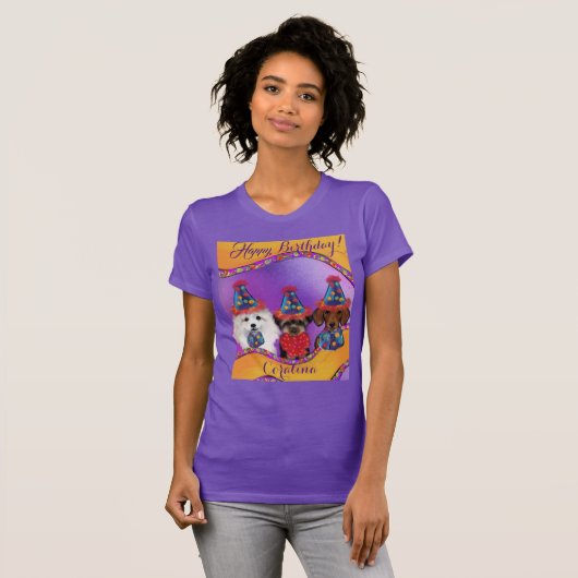 T-shirt Yorkie Poo (Devant entier)