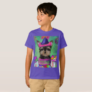 T-SHIRT YORKIE POO ANNIVERSAIRE