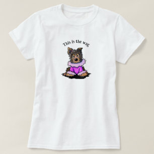 T-shirt Yorkie The Wag KiniArt