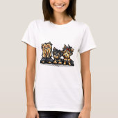 T-shirt Yorkie Trio (Devant)