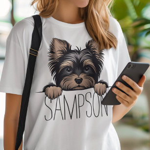 T-shirt Yorkie Yorkshire Terrier Nom du chien