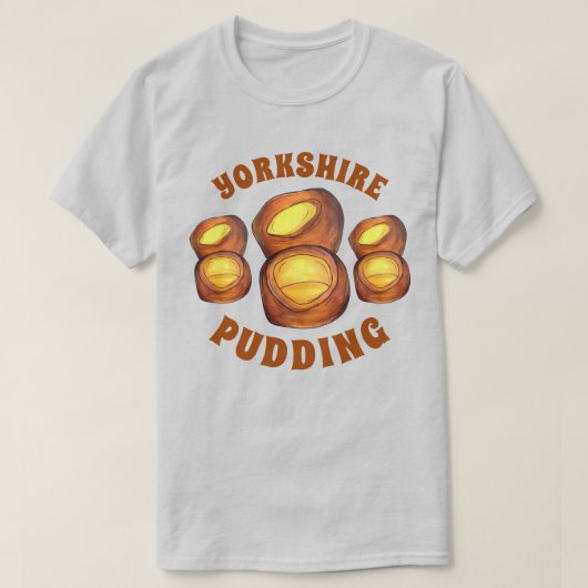 T-shirt Yorkshire Pudding Nord Angleterre Royaume-Uni (Design devant)