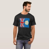 T-shirt Yorkshire Roots & British Grown Idea With Rose Of  (Devant entier)