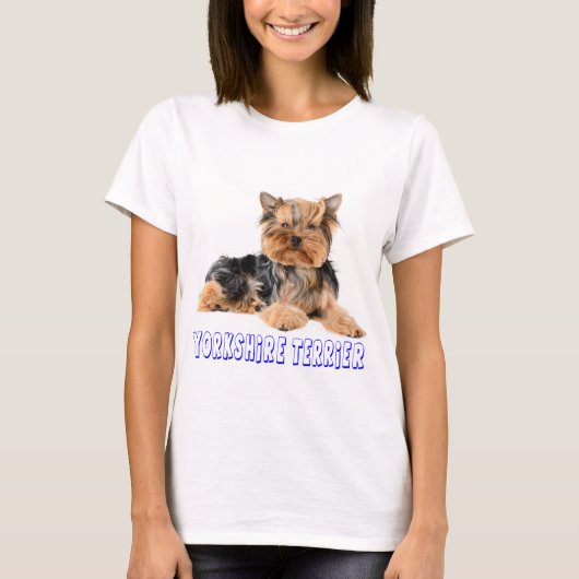 T-shirt Yorkshire Terrier Chien Chien Chien Chien Chien à  (Devant)